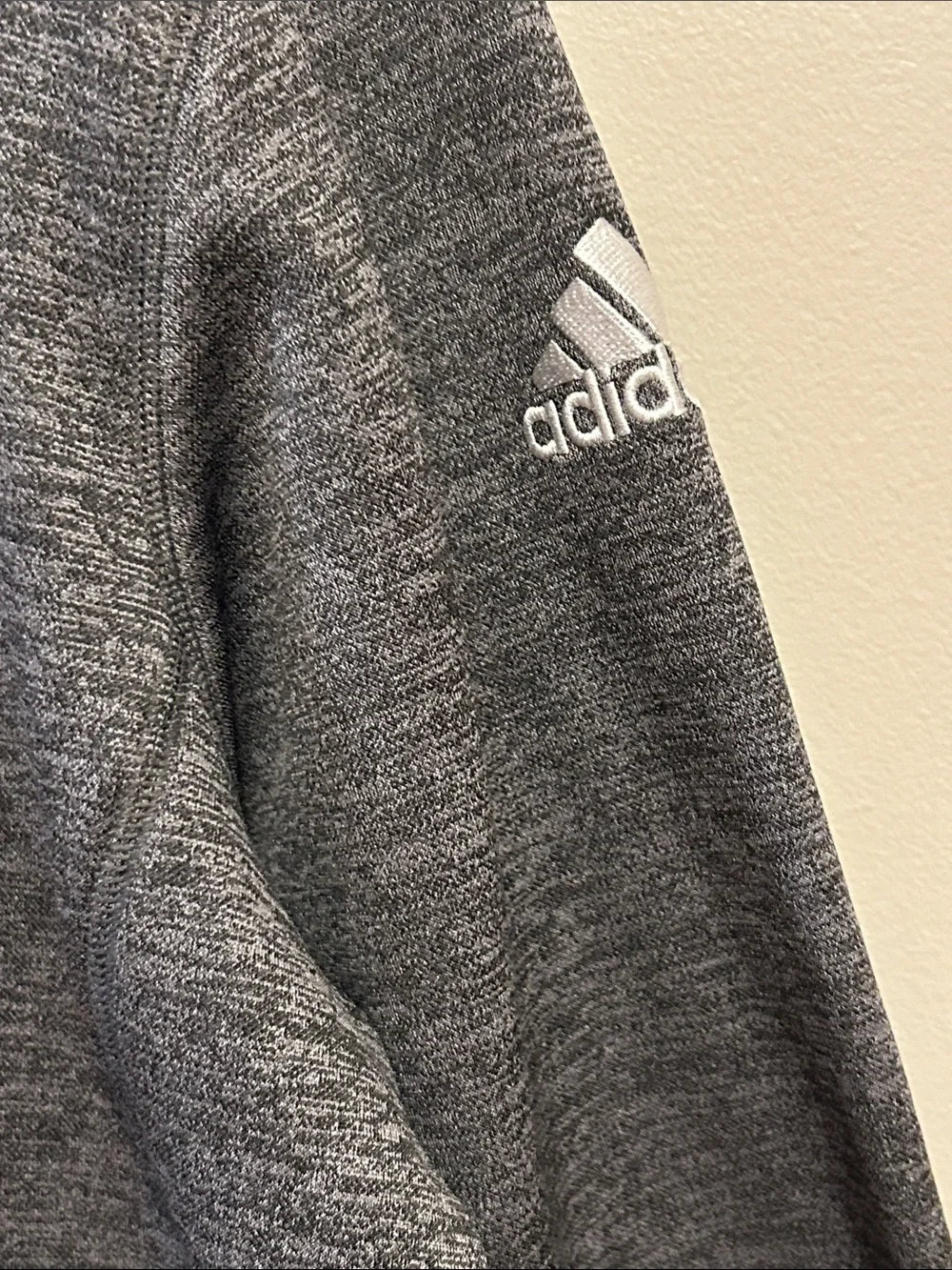 Adidas Team Issue Mississippi State Bulldogs 1/4 Zip Fleece Jacket Gray Men M